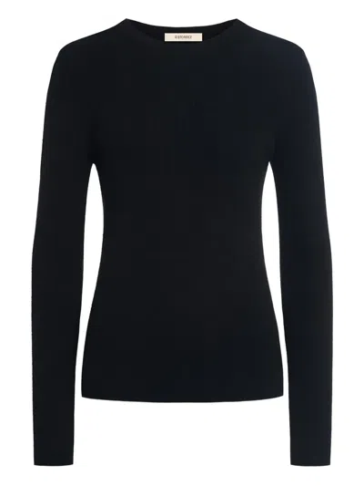 12 Storeez Merino Sweater In Black