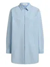 12 Storeez Organic Cotton Shirt In Blue