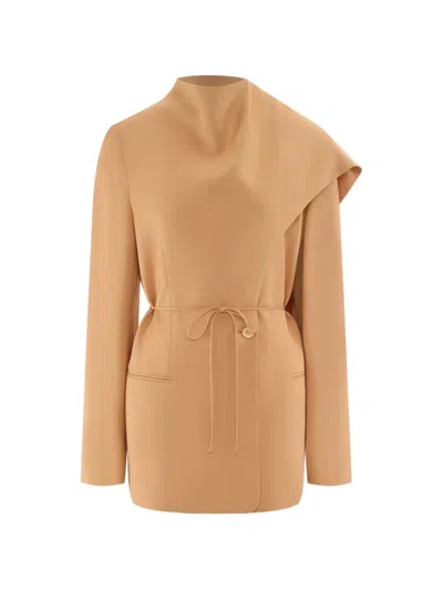 12 Storeez Petra Asymmetric Blazer In 오렌지