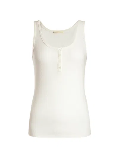 12 Storeez Phoebe Ribbed Tank Top In Neutral