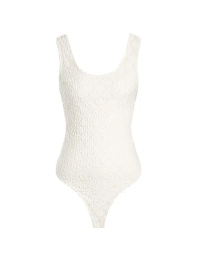 12 Storeez Primrose Lace Bodysuit In 화이트