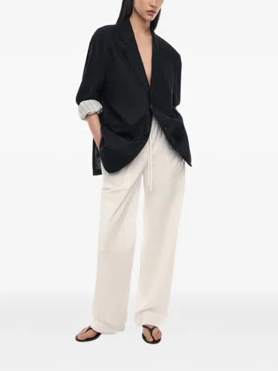 12 Storeez Regatta Drawstring Trousers In Black