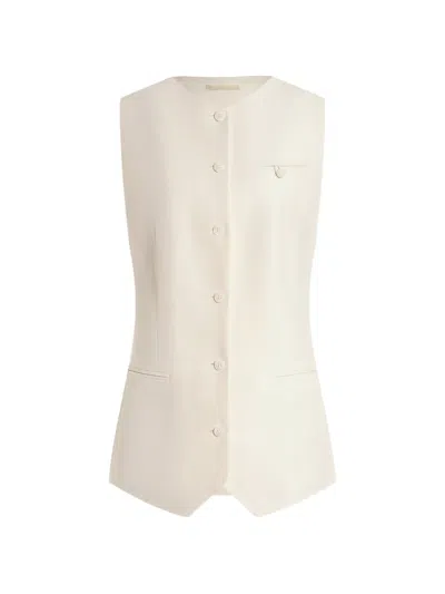 12 Storeez Rotunda Button-up Vest In Multi