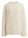 12 Storeez Round Neck Sweater In Neutral