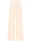 12 Storeez Silk-jersey Wide-leg Trousers In Neutrals