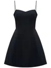 12 Storeez Slip Linen-cotton Mini Dress In Black