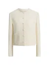 12 Storeez Sofia Button-fastening Jacket In Neutral