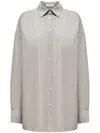 12 Storeez Stripe-print Cotton Shirt In Green
