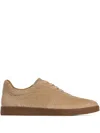 12 Storeez Suede Lace-up Sneakers In Brown