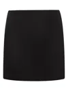 12 Storeez Suede Mini Skirt In Black