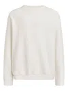 12 Storeez Textured Crew-neck Sweatshirt In White