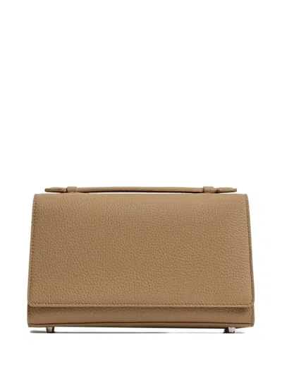 12 Storeez Textured Leather Tote Bag