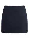 12 Storeez Textured Mini Skirt In Black