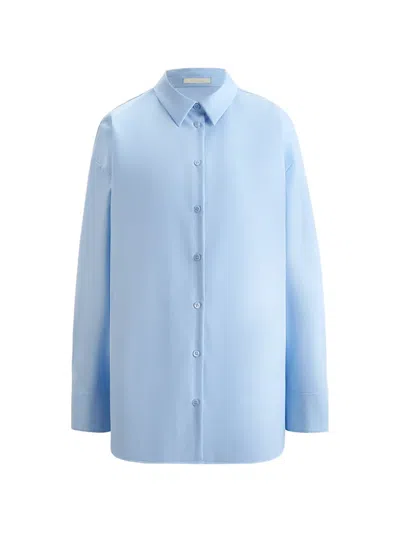 12 Storeez Tilda Cotton Shirt In Blue