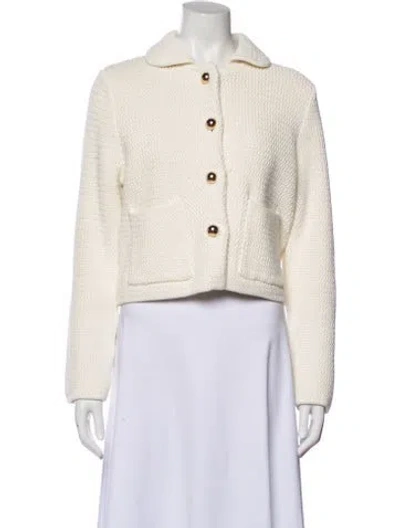 Pre-owned 12 Storeez Tweed Pattern Evening Jacket In Neutral