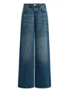 12 Storeez Wide-leg Jeans In Blue