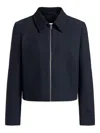 12 Storeez Zip-up Jacket In Blue