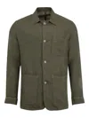120% Lino Button-up Utility Jacket