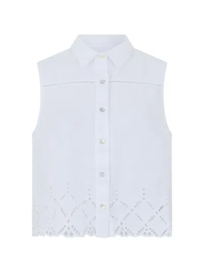 120% Lino Buttoned Shirt In White