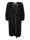 120% Lino Cardigans In Black