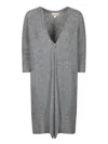 120% Lino Cardigans In Gray