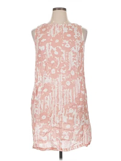 Pre-owned 120% Lino Casual Dress In Pink