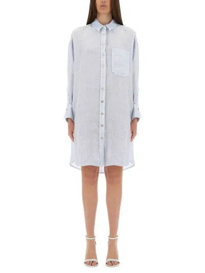 120% Lino Chemisier Dress