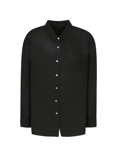 120% Lino Chest-pocket Button-up Shirt In Animal Print