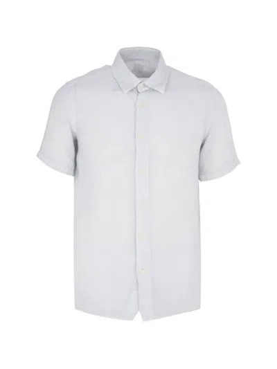 120% Lino Contemporary Fit Shirt In White