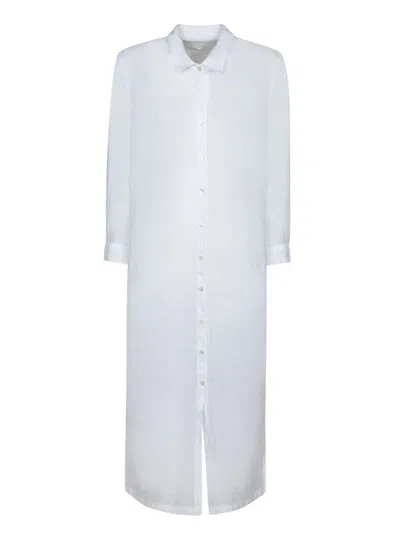 120% Lino Dresses In White