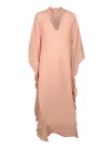 120% Lino Rosewood Linen Kaftan Dress