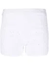 120% Lino Linen Shorts In White