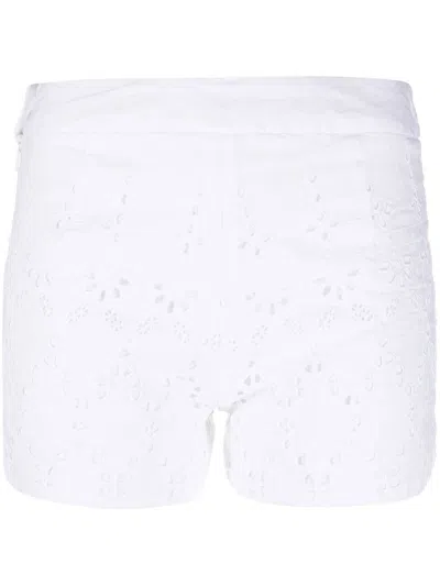 120% LINO EYELET LINEN SHORTS