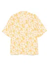 120% Lino Floral-pattern Linen Shirt