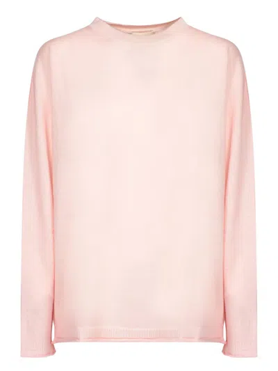 120% Lino Knitwear In Pink