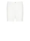 120% Lino Shorts In Beige Linen In White