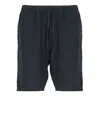 120% Lino Linen Bermuda Shorts In Black