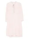 120% Lino Linen-blend Dress In Pink