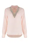 120% LINO 120% LINO LINEN BLOUSE