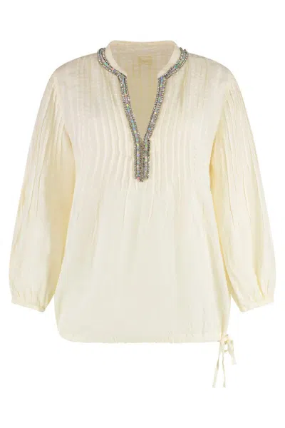 120% LINO 120% LINO LINEN BLOUSE