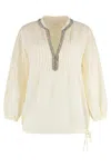 120% Lino Linen Blouse