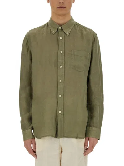 120% Lino Linen Button-down Shirt