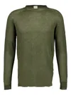 120% Lino Linen Jumper In グリーン