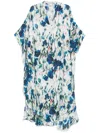 120% Lino Linen Kaftan In Multi