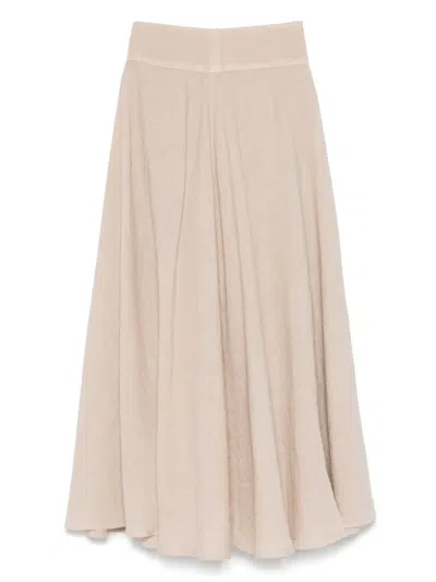 120% LINO LINEN MAXI SKIRT