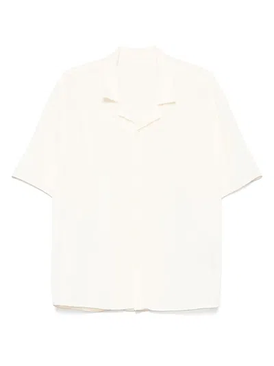 120% Lino Linen Shirt In Neutral