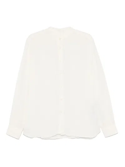 120% Lino Linen Shirt In Neutral