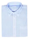 120% Lino Linen Shirt In Blue