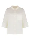 120% Lino Linen Shirt In White