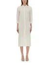 120% Lino Linen Shirt Dress